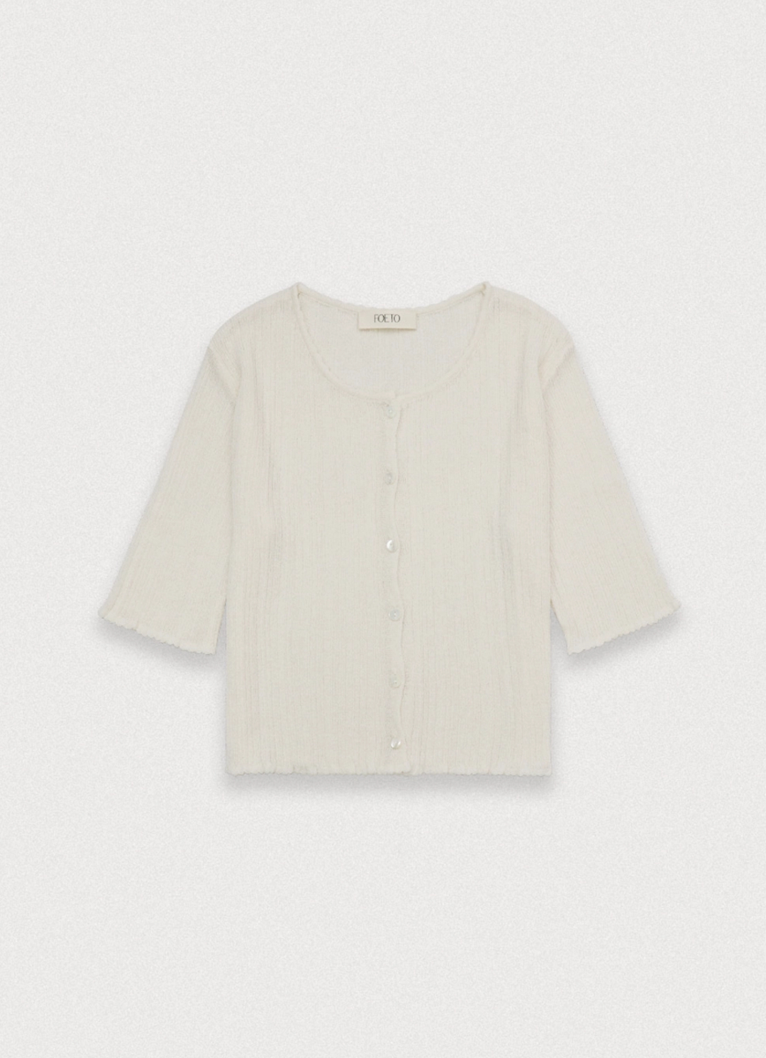 포에토 Ketie cardigan set - cream yellow 상품 이미지 2