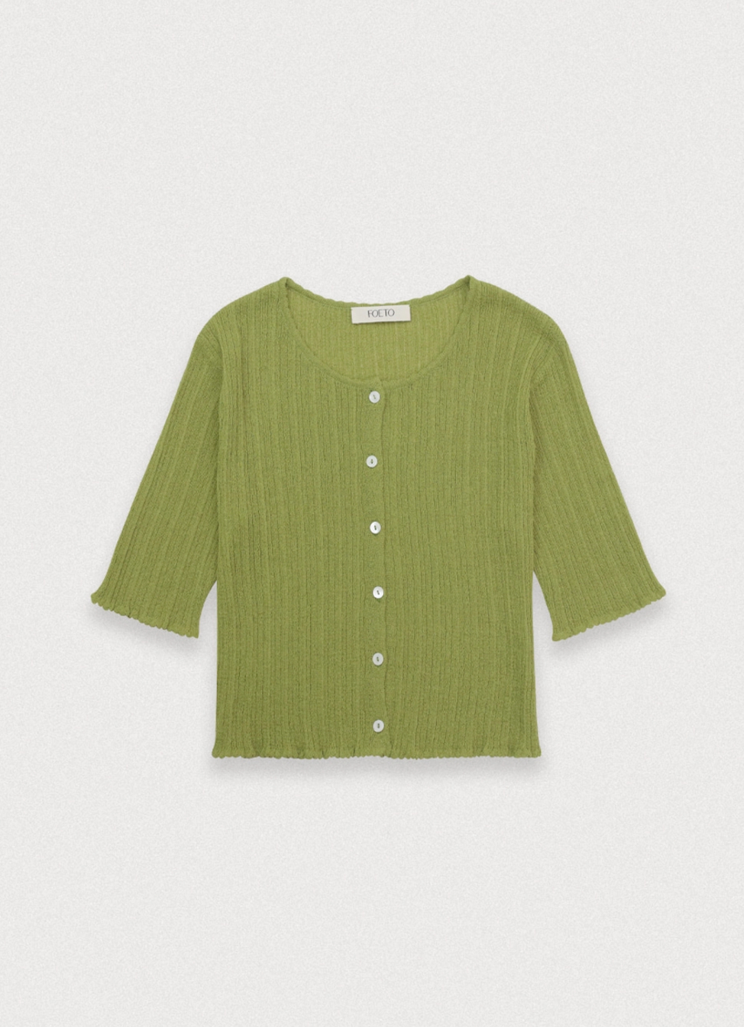 포에토 Ketie cardigan set - apple green 상품 이미지 2