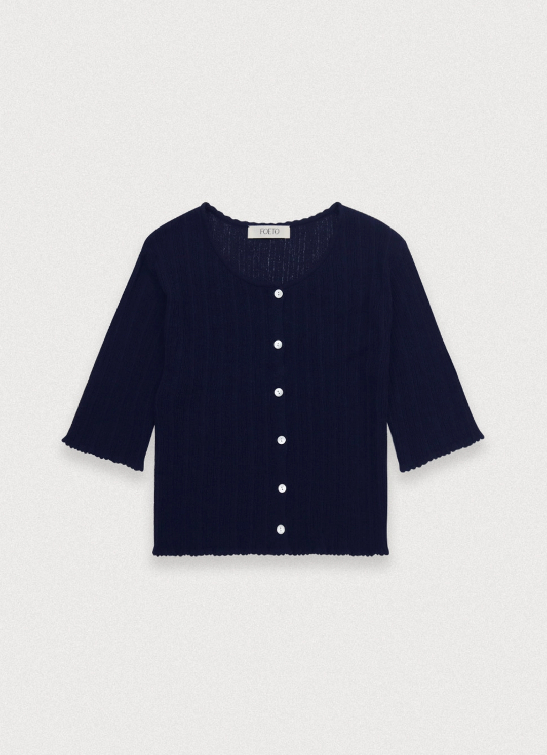 포에토 Ketie cardigan set - navy 상품 이미지 2