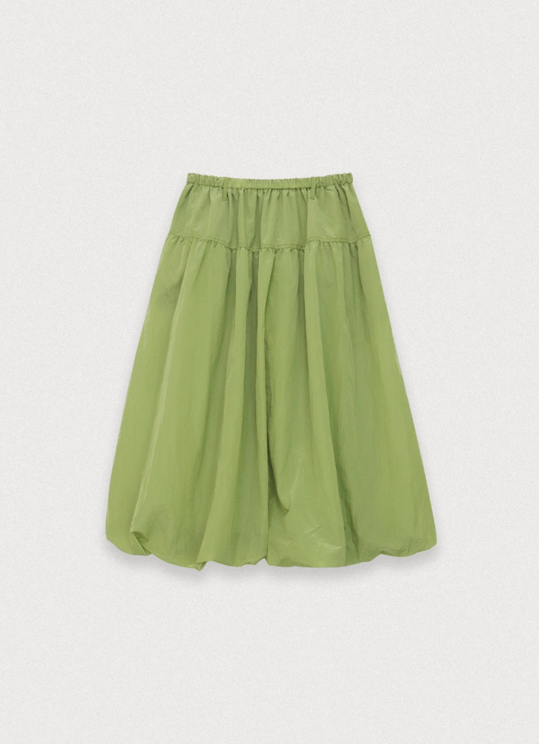 포에토 Tipsy glossy skirt - olive [2nd] 상품 이미지 3