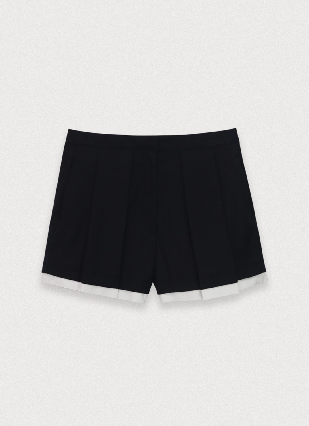 포에토 Conternir layered shorts - black 상품 이미지 3