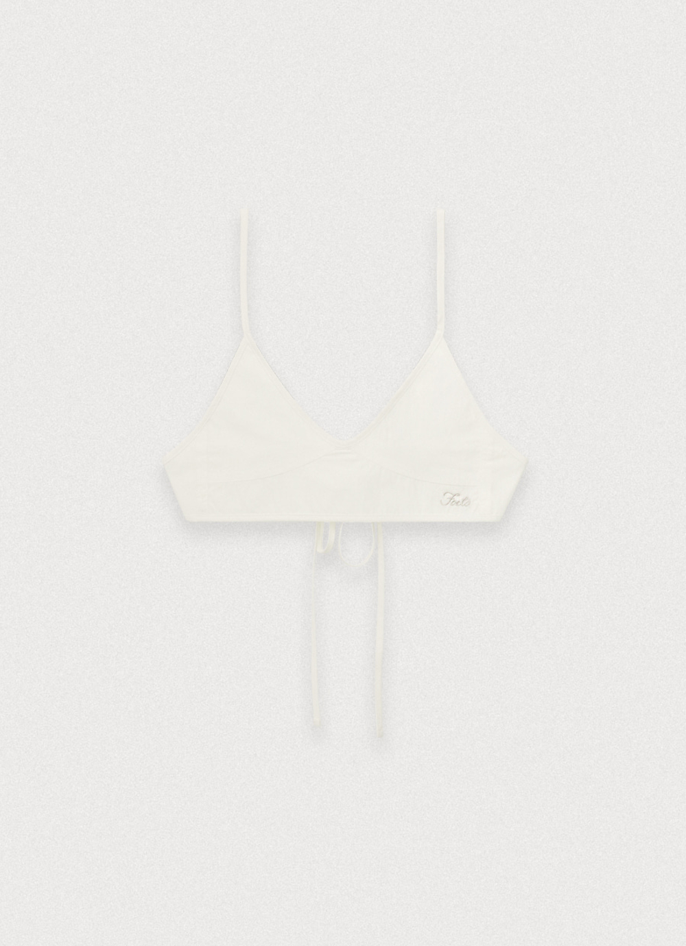 포에토 Vacation nylon bra top - white 상품 이미지 3