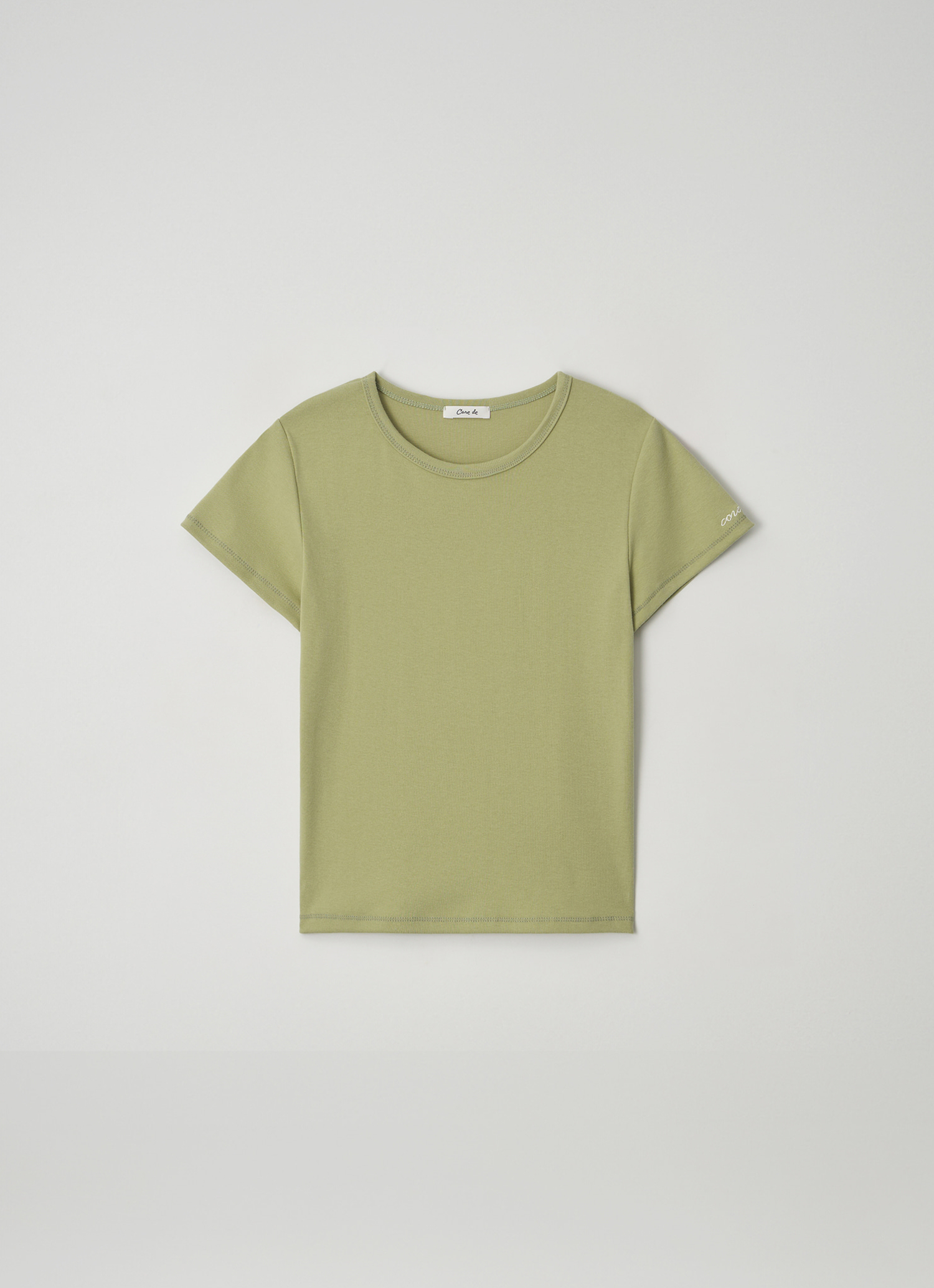 [9차/예약배송] Cozy soft t-shirt (green tea)