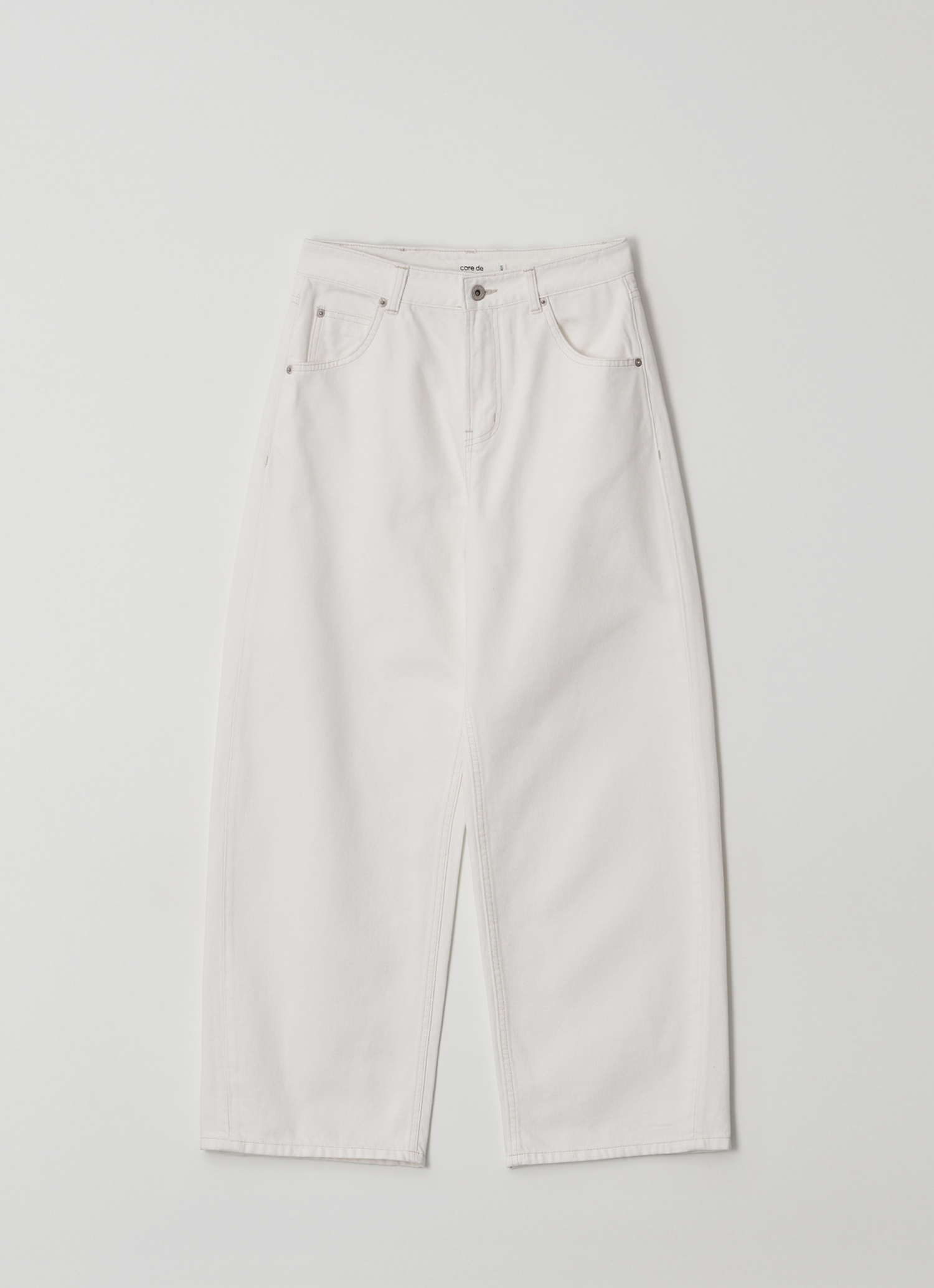 [3차] Noa curved denim (white)